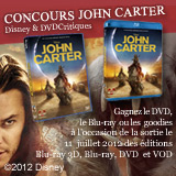Résultats du concours John Carter